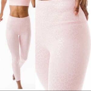 Zyia Pink Unicorn Leopard Light Leggings Size 4